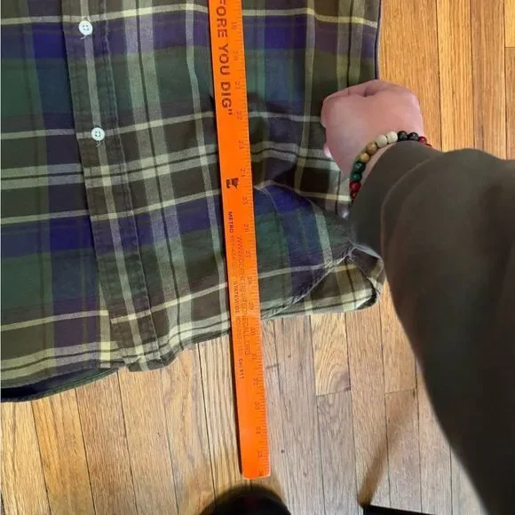 Vintage Polo Ralph Lauren Plaid Button Up Shirt - Picture 5 of 6